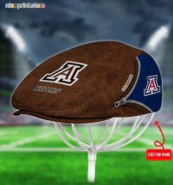 Arizona Wildcats NCAA3 Jeff Cap, Flat Cap, Driving Cap M27