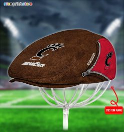 Cincinnati Bearcats NCAA3 Jeff Cap, Flat Cap, Driving Cap M27