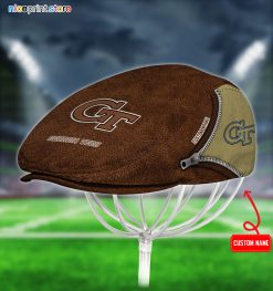 Georgia Tech Yellow Jackets NCAA3 Jeff Cap, Flat Cap, Driving Cap M27