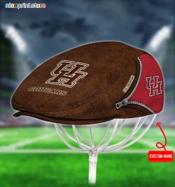 Houston Cougars NCAA3 Jeff Cap, Flat Cap, Driving Cap M27
