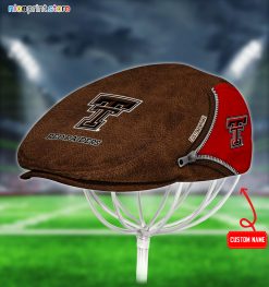 Texas Tech Red Raiders NCAA3 Jeff Cap, Flat Cap, Driving Cap M27