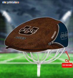 Utah State Aggies NCAA3 Jeff Cap, Flat Cap, Driving Cap M27