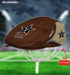 Vanderbilt Commodores NCAA3 Jeff Cap, Flat Cap, Driving Cap M27