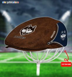 Connecticut Huskies NCAA4 Jeff Cap, Flat Cap, Driving Cap M27