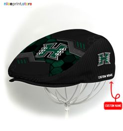 Hawaii Rainbow Warriors NCAA2 Jeff Cap, Flat Cap, Driving Cap M53