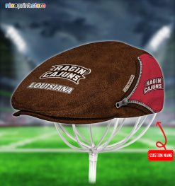 Louisiana Ragin Cajuns NCAA4 Jeff Cap, Flat Cap, Driving Cap M27