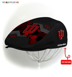 Indiana Hoosiers NCAA2 Jeff Cap, Flat Cap, Driving Cap M53