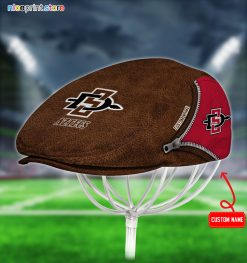 San Diego State Aztecs NCAA4 Jeff Cap, Flat Cap, Driving Cap M27