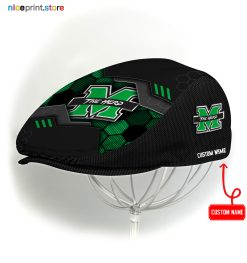 Marshall Thundering Herd NCAA2 Jeff Cap, Flat Cap, Driving Cap M53