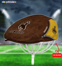 Wyoming Cowboys NCAA4 Jeff Cap, Flat Cap, Driving Cap M27