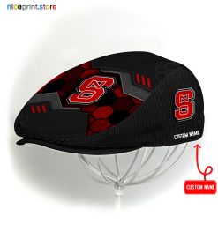NC State Wolfpack NCAA2 Jeff Cap, Flat Cap, Driving Cap M53