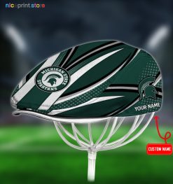 Michigan State Spartans NCAA2 Jeff Cap, Flat Cap, Driving Cap M29