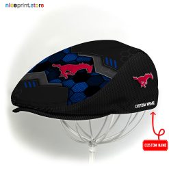 SMU Mustangs NCAA2 Jeff Cap, Flat Cap, Driving Cap M53
