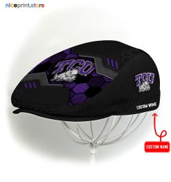 TCU Horned Frogs NCAA2 Jeff Cap, Flat Cap, Driving Cap M53