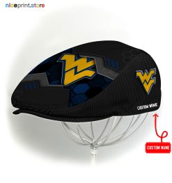 West Virginia Mountaineers NCAA2 Jeff Cap, Flat Cap, Driving Cap M53
