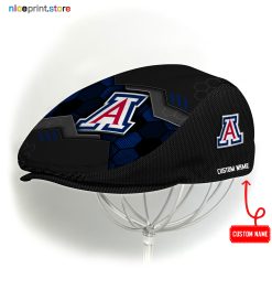 Arizona Wildcats NCAA3 Jeff Cap, Flat Cap, Driving Cap M53