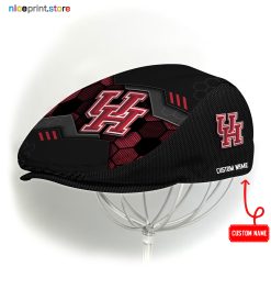 Houston Cougars NCAA3 Jeff Cap, Flat Cap, Driving Cap M53