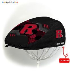 Rutgers Scarlet Knights NCAA3 Jeff Cap, Flat Cap, Driving Cap M53