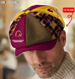 Brisbane Broncos NRL Newsboy Classic Cap M04