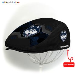 Connecticut Huskies NCAA4 Jeff Cap, Flat Cap, Driving Cap M53