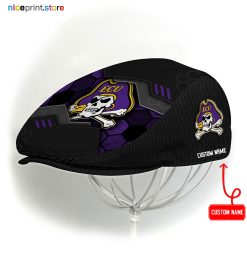 East Carolina Pirates NCAA4 Jeff Cap, Flat Cap, Driving Cap M53