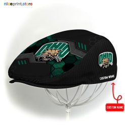 Ohio Bobcats NCAA4 Jeff Cap, Flat Cap, Driving Cap M53