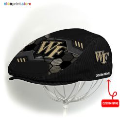 Wake Forest Demon Deacons NCAA4 Jeff Cap, Flat Cap, Driving Cap M53