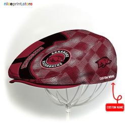 Arkansas Razorbacks NCAA Jeff Cap, Flat Cap, Driving Cap M57