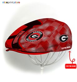 Georgia Bulldogs NCAA Jeff Cap, Flat Cap, Driving Cap M57