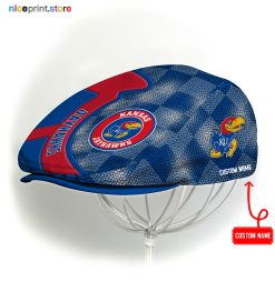 Kansas Jayhawks NCAA Jeff Cap, Flat Cap, Driving Cap M57