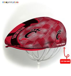 Cincinnati Bearcats NCAA3 Jeff Cap, Flat Cap, Driving Cap M57