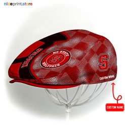 NC State Wolfpack NCAA2 Jeff Cap, Flat Cap, Driving Cap M57