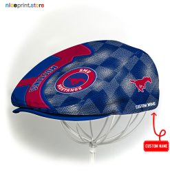 SMU Mustangs NCAA2 Jeff Cap, Flat Cap, Driving Cap M57