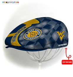 West Virginia Mountaineers NCAA2 Jeff Cap, Flat Cap, Driving Cap M57