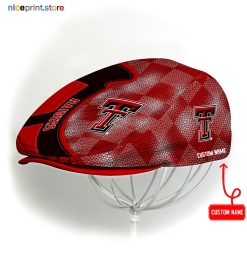 Texas Tech Red Raiders NCAA3 Jeff Cap, Flat Cap, Driving Cap M57