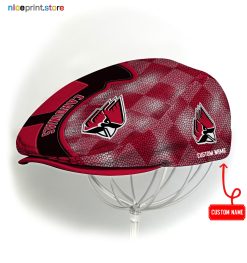 Ball State Cardinals NCAA4 Jeff Cap, Flat Cap, Driving Cap M57