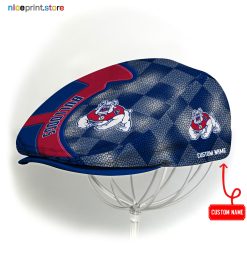 Fresno State Bulldogs NCAA4 Jeff Cap, Flat Cap, Driving Cap M57