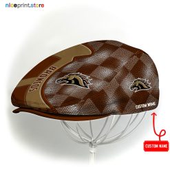 Western Michigan Broncos NCAA4 Jeff Cap, Flat Cap, Driving Cap M57
