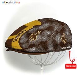 Wyoming Cowboys NCAA4 Jeff Cap, Flat Cap, Driving Cap M57