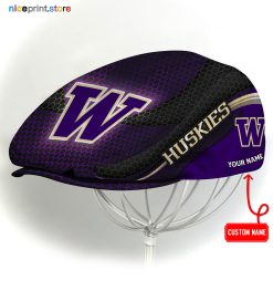 Washington Huskies NCAA2 Jeff Cap, Flat Cap, Driving Cap MQ33