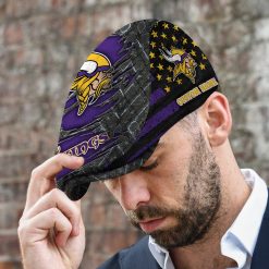 Minnesota Vikings NFL Jeff Cap, Driving Cap, Golf Cap M05Q