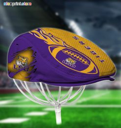 LSU Tigers NCAA Jeff Cap, Flat Cap, Driving Cap M48