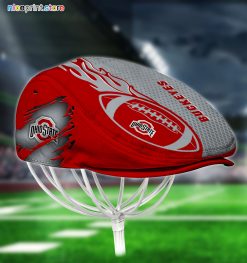 Ohio State Buckeyes NCAA Jeff Cap, Flat Cap, Driving Cap M48