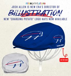 Buffalo Bills Josh Allen Billustration 9FORTY Jeff Cap
