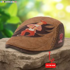 Indiana Hoosiers NCAA2 Jeff Cap, Flat Cap, Driving Cap M62