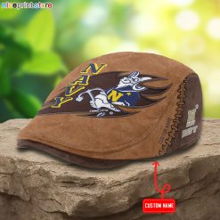 Navy Midshipmen NCAA2 Jeff Cap, Flat Cap, Driving Cap M62