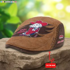 Ole Miss Rebels NCAA2 Jeff Cap, Flat Cap, Driving Cap M62
