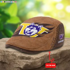 Washington Huskies NCAA2 Jeff Cap, Flat Cap, Driving Cap M62
