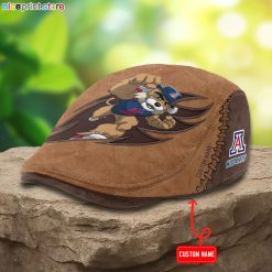 Arizona Wildcats NCAA3 Jeff Cap, Flat Cap, Driving Cap M62