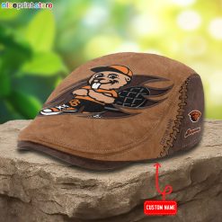 Oregon State Beavers NCAA3 Jeff Cap, Flat Cap, Driving Cap M62